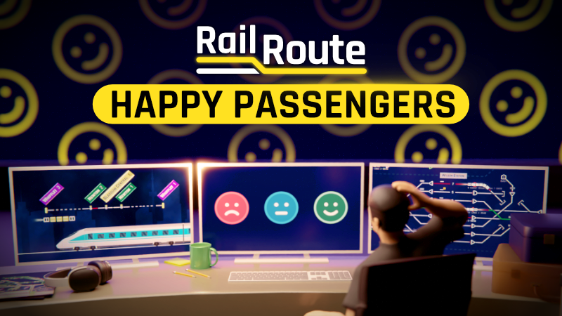 铁路路线 - 快乐的乘客 / Rail Route - Happy Passengers